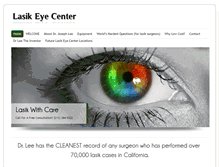 Tablet Screenshot of leelasik.com